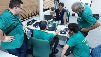 Análise das imagens feitas pelo drone