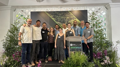Brazilian Team na abertura do evento