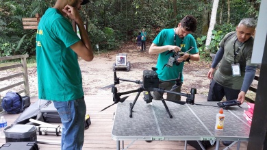 Preparação dos drones